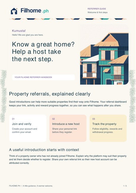 Referrer guide cover